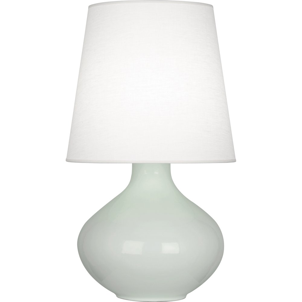 Celadon June Table Lamp in Celadon Glazed Ceramic Color