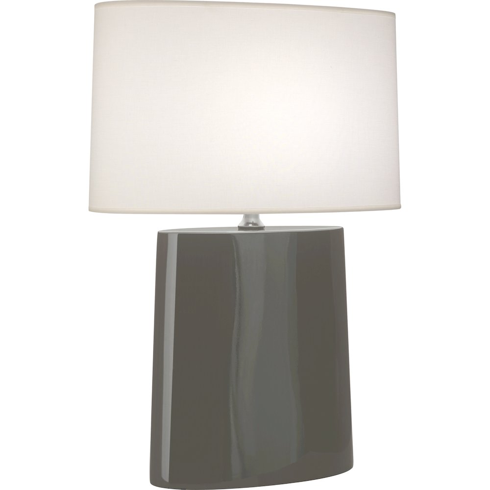 Ash Victor Table Lamp in Ash Glazed Ceramic Color