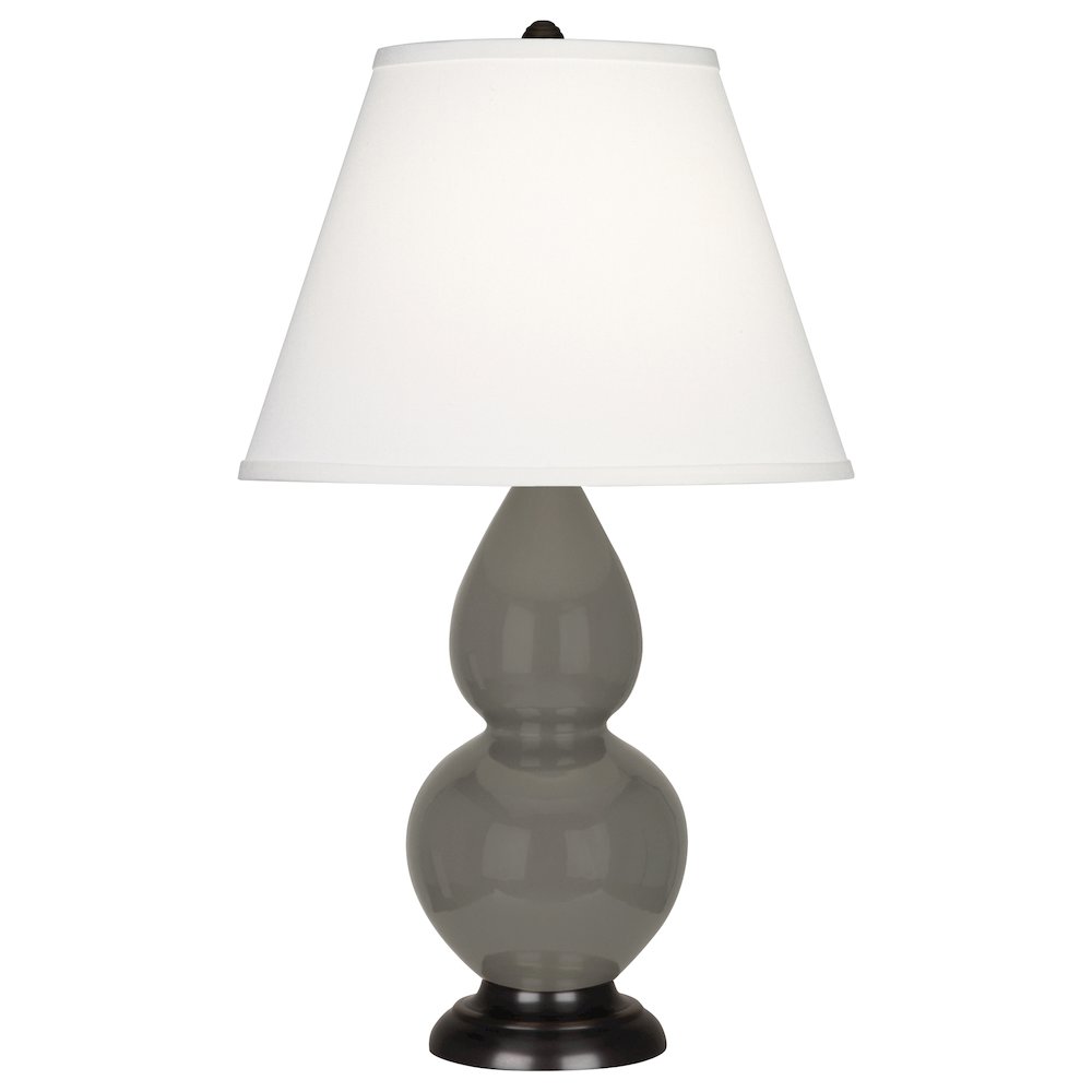 Ash Small Double Gourd Accent Lamp in Ash Glazed Ceramic Color