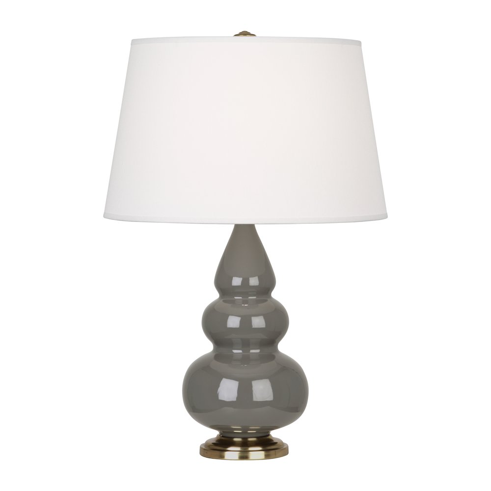 Ash Small Triple Gourd Accent Lamp in Ash Glazed Ceramic Color