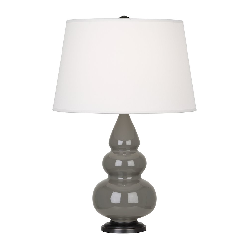 Ash Small Triple Gourd Accent Lamp in Ash Glazed Ceramic Color