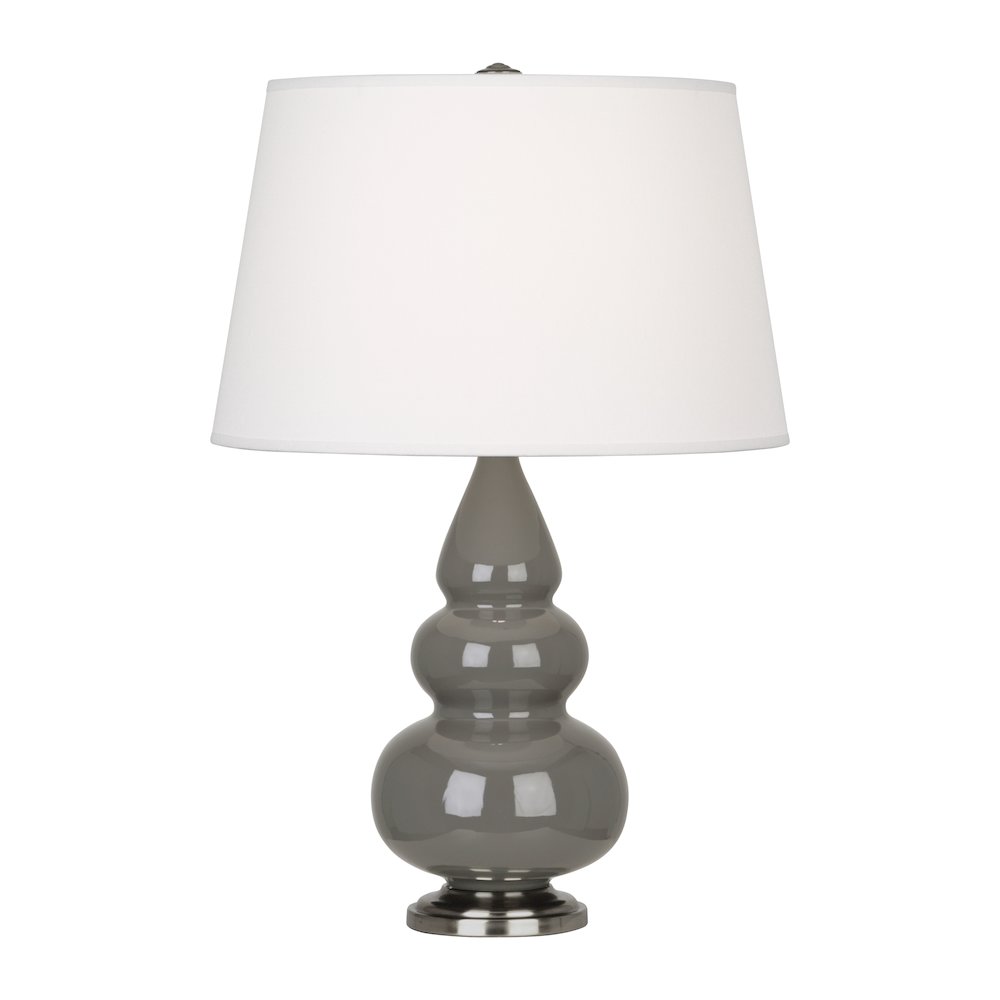 Ash Small Triple Gourd Accent Lamp in Ash Glazed Ceramic Color