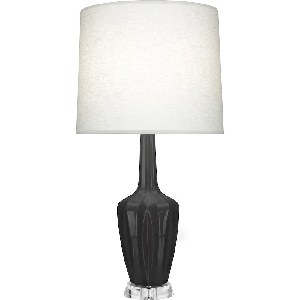 Ash Emma Table Lamp in Ash Glazed Ceramic Color
