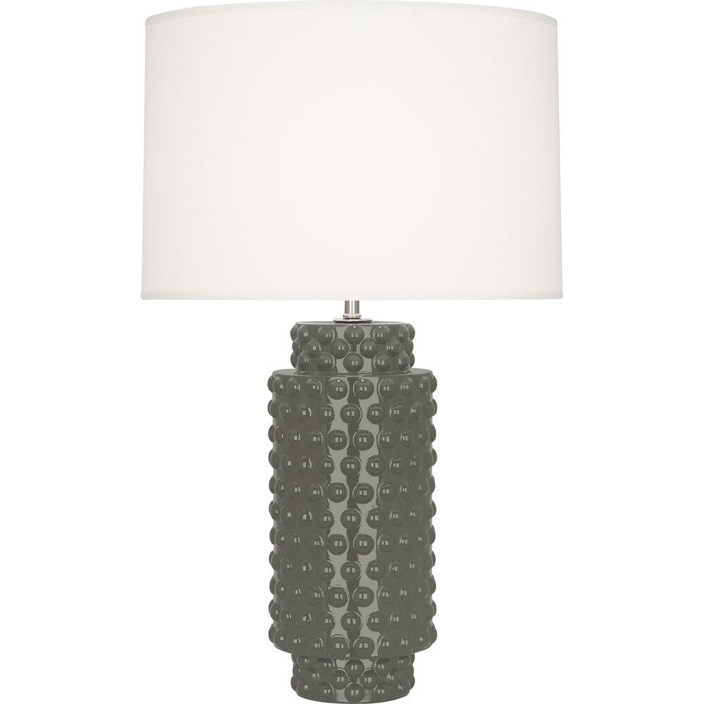 Ash Dolly Table Lamp in Ash Glazed Textured Ceramic Color
