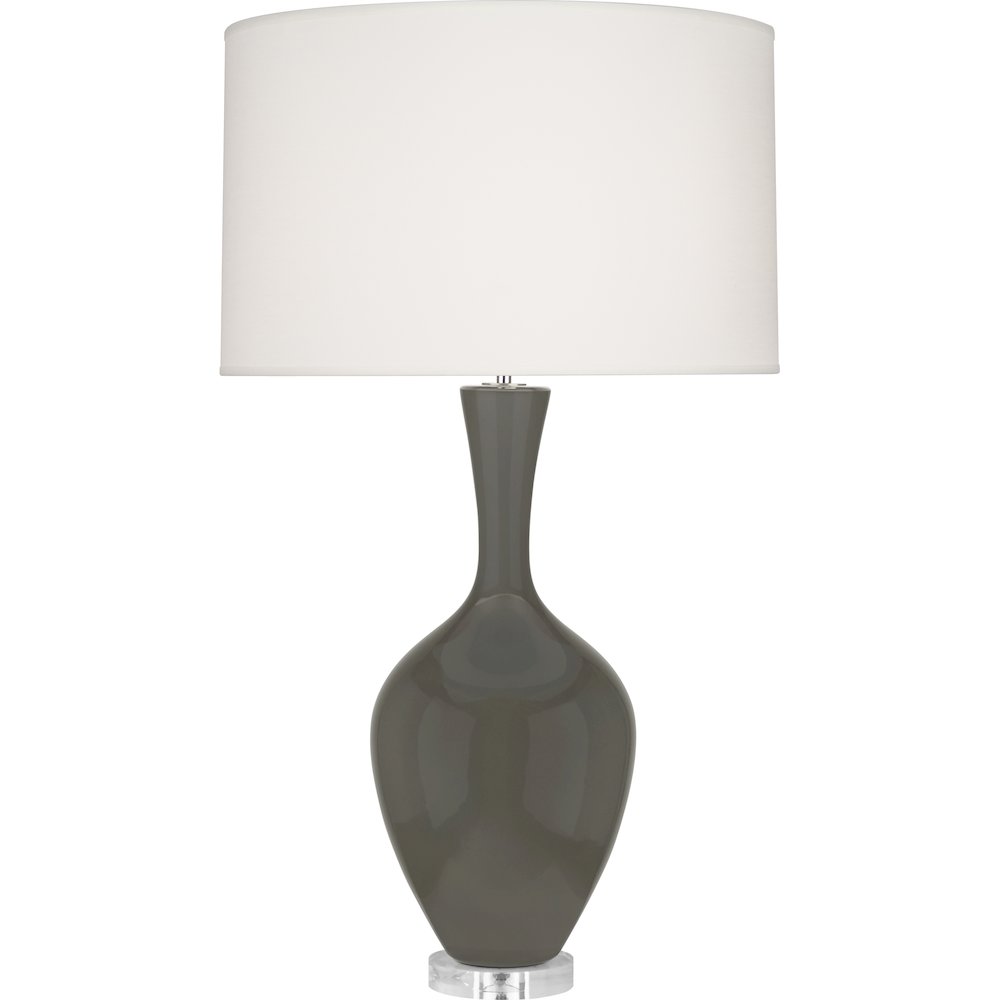 Ash Audrey Table Lamp in Ash Glazed Ceramic Color