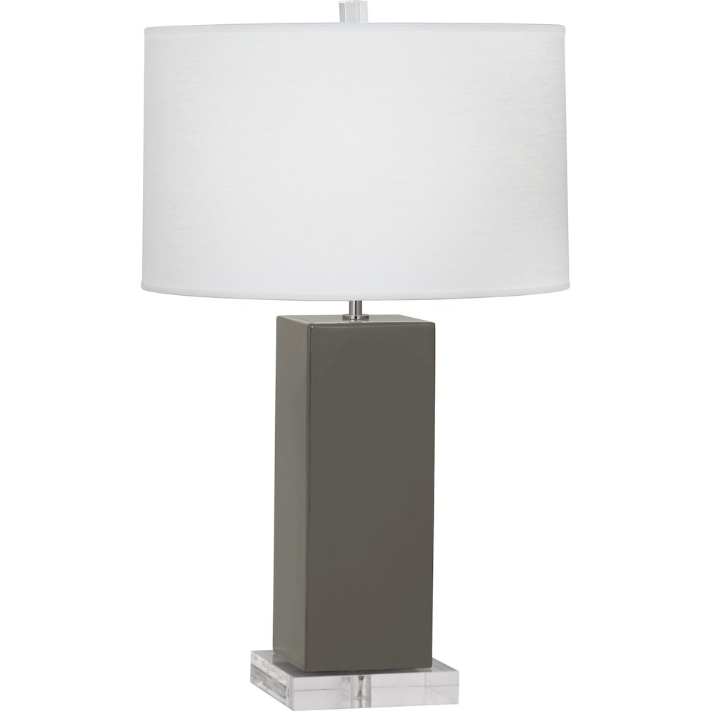 Ash Harvey Table Lamp in Ash Glazed Ceramic Color