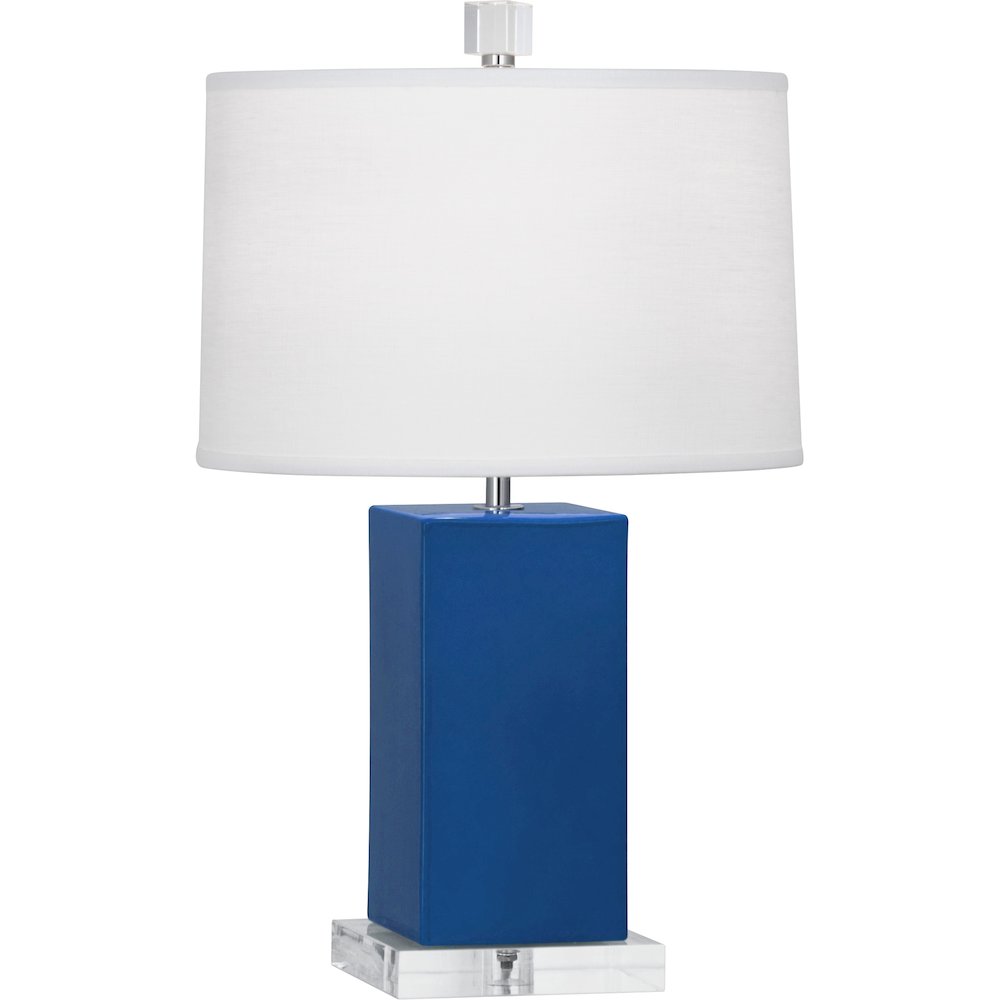 Cobalt Harvey Accent Lamp in Cobalt Glazed Ceramic Color