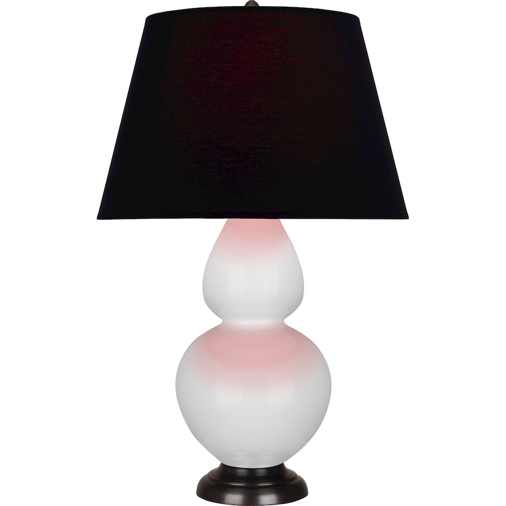 Daisy Double Gourd Table Lamp in Daisy Glazed Ceramic Color