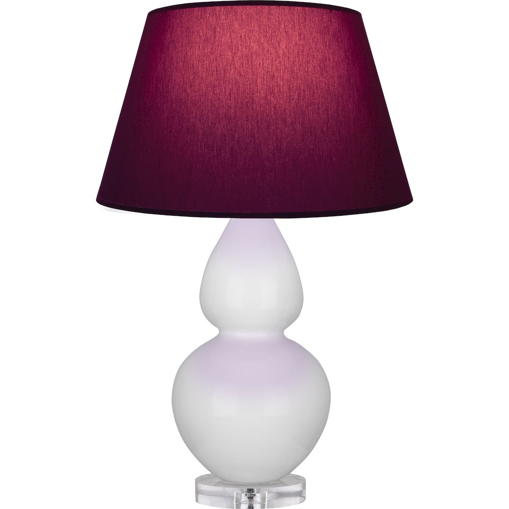 Daisy Double Gourd Table Lamp in Daisy Glazed Ceramic Color