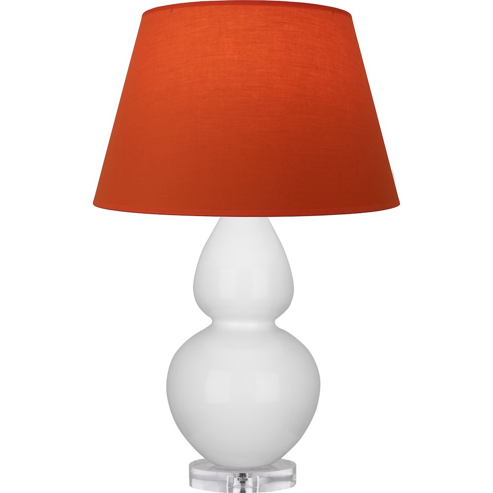 Daisy Double Gourd Table Lamp in Daisy Glazed Ceramic Color