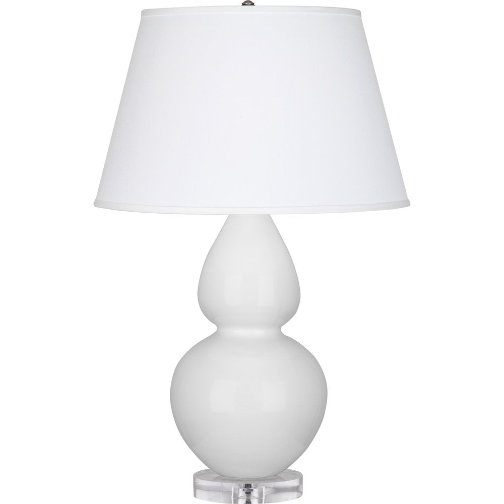 Daisy Double Gourd Table Lamp in Daisy Glazed Ceramic Color