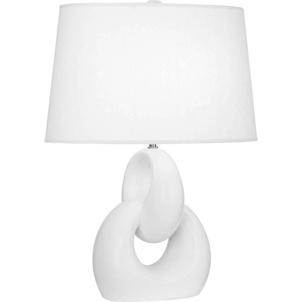 Daisy Fusion Table Lamp in Daisy Glazed Ceramic Color