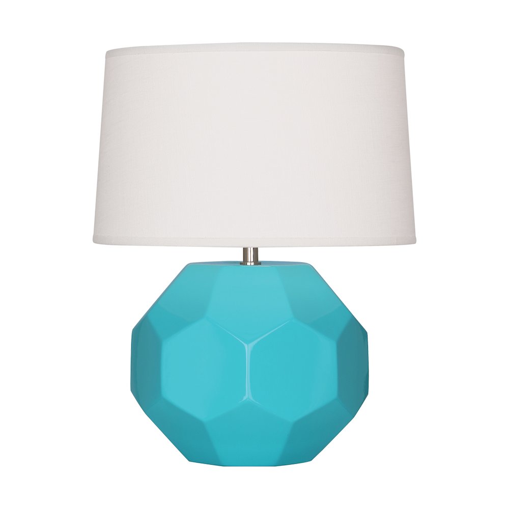 Egg Blue Franklin Accent Lamp in Egg Blue Glazed Ceramic Color