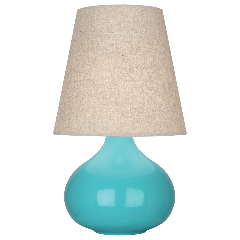 Egg Blue June Accent Lamp in Egg Blue Glazed Ceramic Color