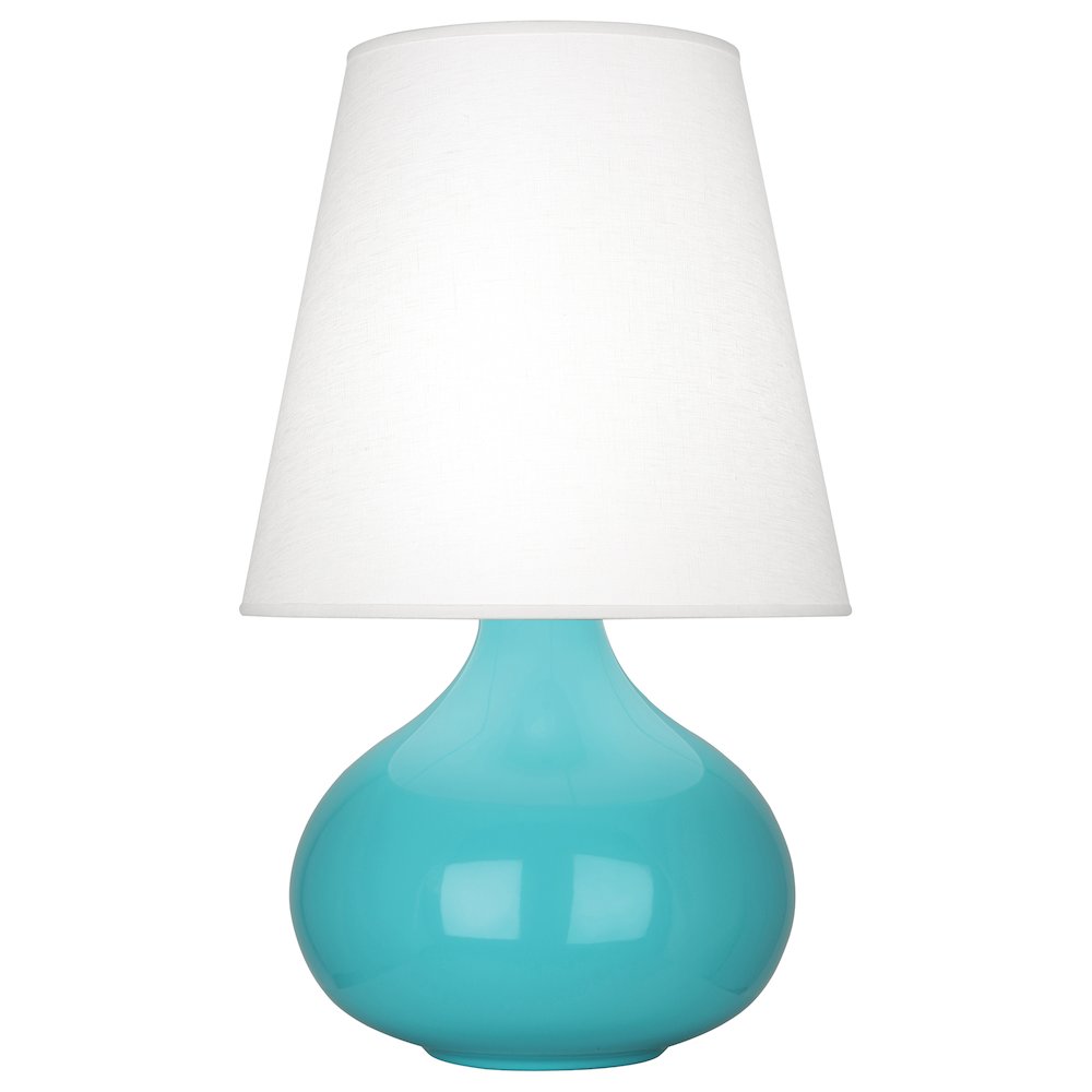 Egg Blue June Accent Lamp in Egg Blue Glazed Ceramic Color