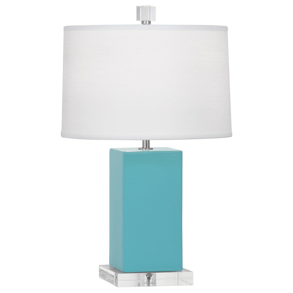 Egg Blue Harvey Accent Lamp in Egg Blue Glazed Ceramic Color