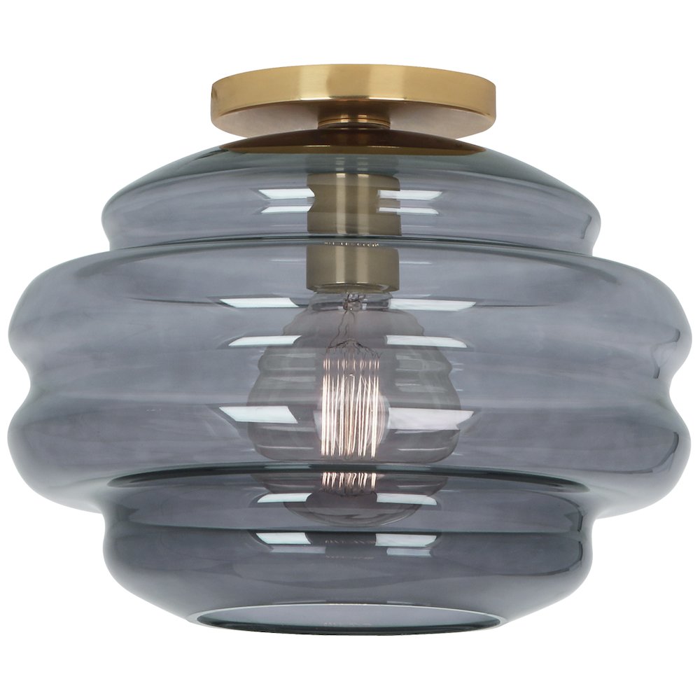 Horizon Flushmount in Modern Brass Color