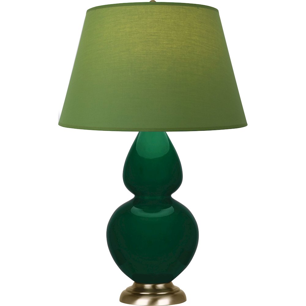 Jungle Double Gourd Table Lamp in Jungle Glazed Ceramic Color