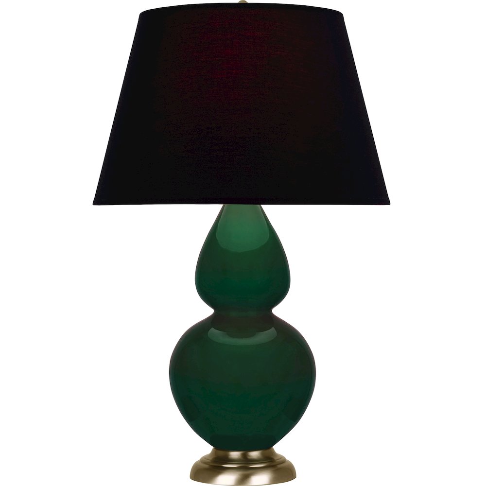 Jungle Double Gourd Table Lamp in Jungle Glazed Ceramic Color