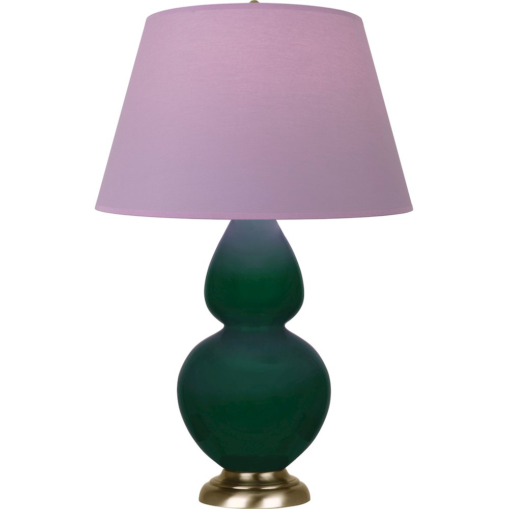 Jungle Double Gourd Table Lamp in Jungle Glazed Ceramic Color