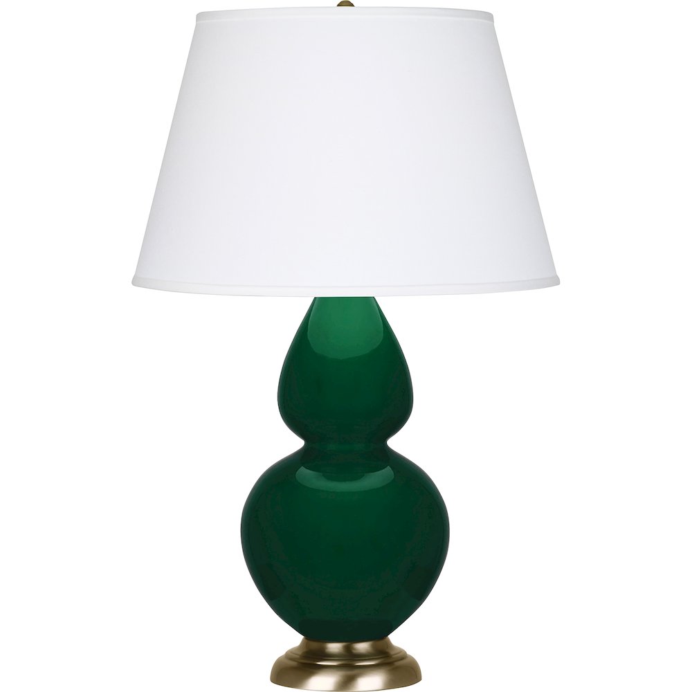 Jungle Double Gourd Table Lamp in Jungle Glazed Ceramic Color
