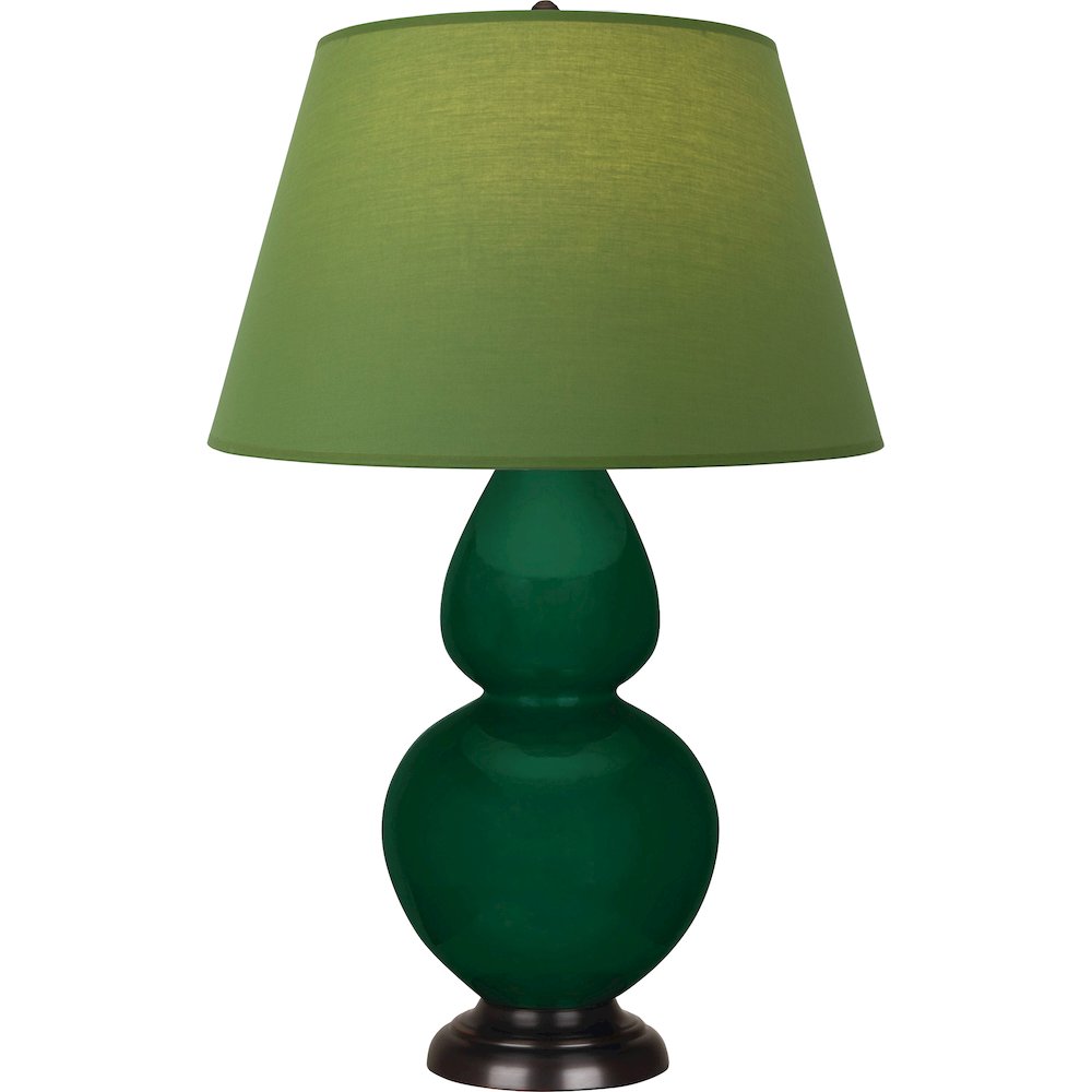 Jungle Double Gourd Table Lamp in Jungle Glazed Ceramic Color