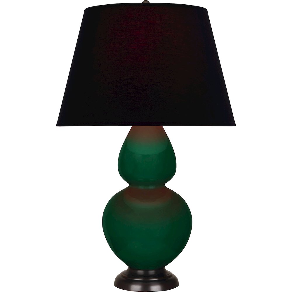 Jungle Double Gourd Table Lamp in Jungle Glazed Ceramic Color