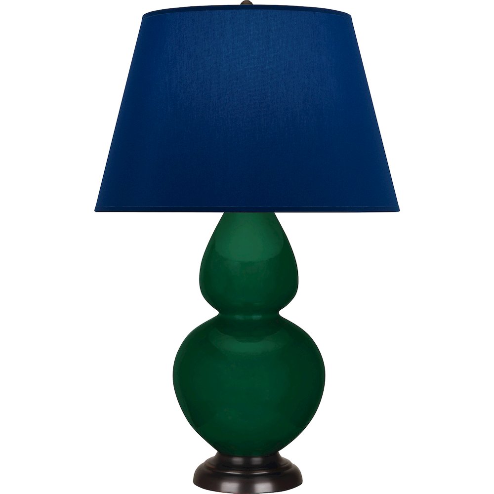 Jungle Double Gourd Table Lamp in Jungle Glazed Ceramic Color