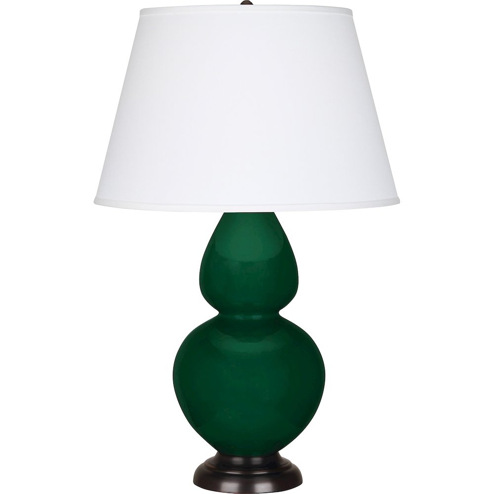 Jungle Double Gourd Table Lamp in Jungle Glazed Ceramic Color