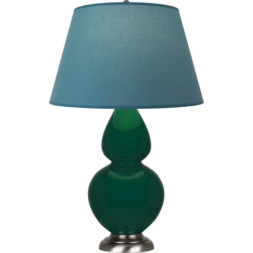 Jungle Double Gourd Table Lamp in Jungle Glazed Ceramic Color