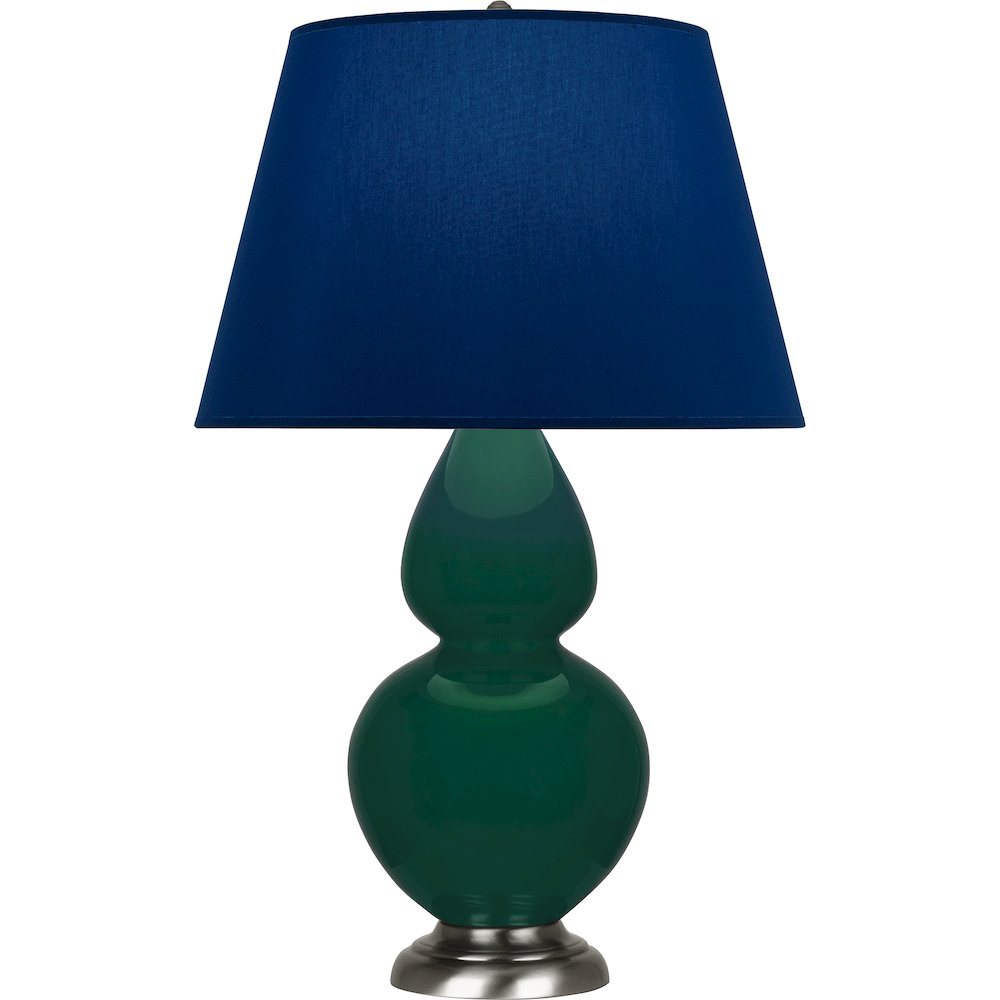 Jungle Double Gourd Table Lamp in Jungle Glazed Ceramic Color