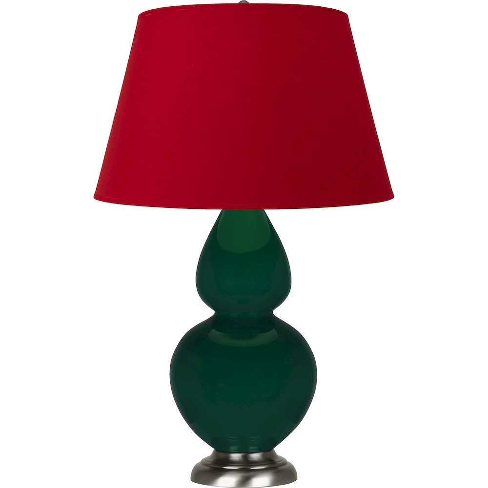 Jungle Double Gourd Table Lamp in Jungle Glazed Ceramic Color