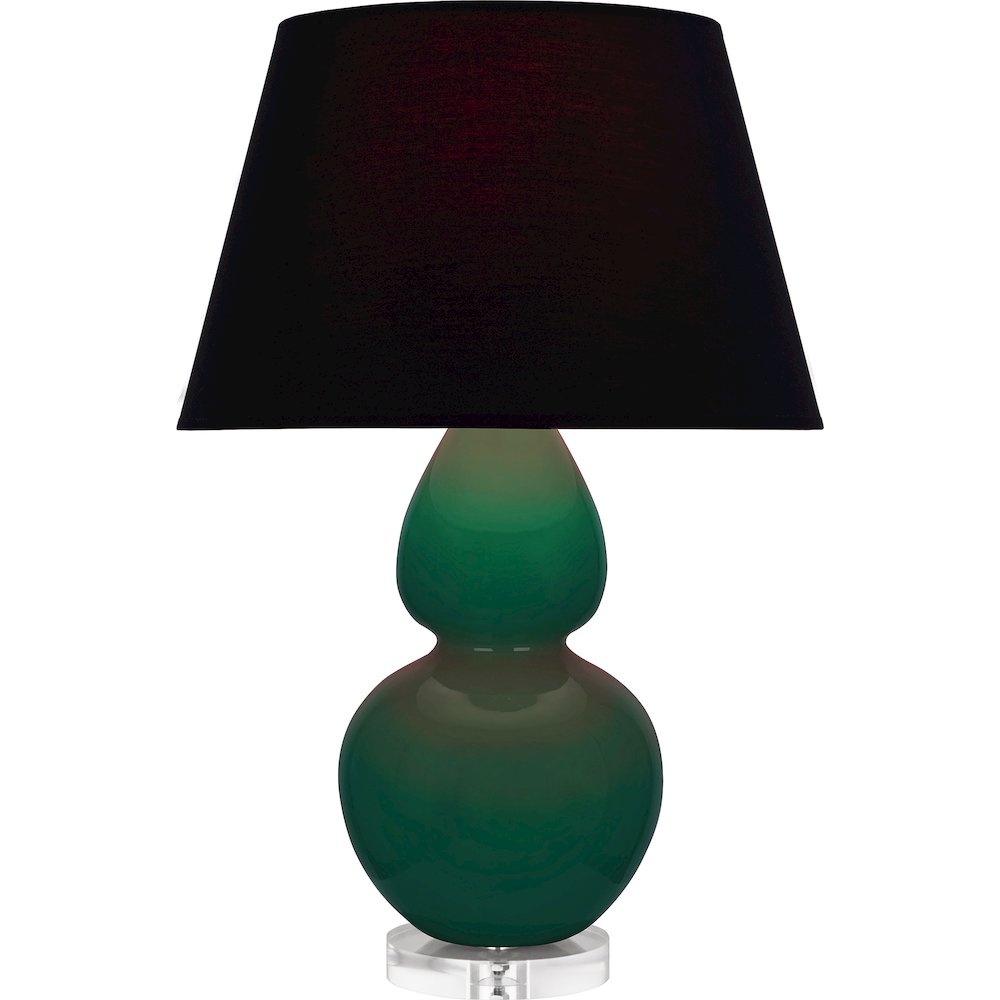 Jungle Double Gourd Table Lamp in Jungle Glazed Ceramic Color