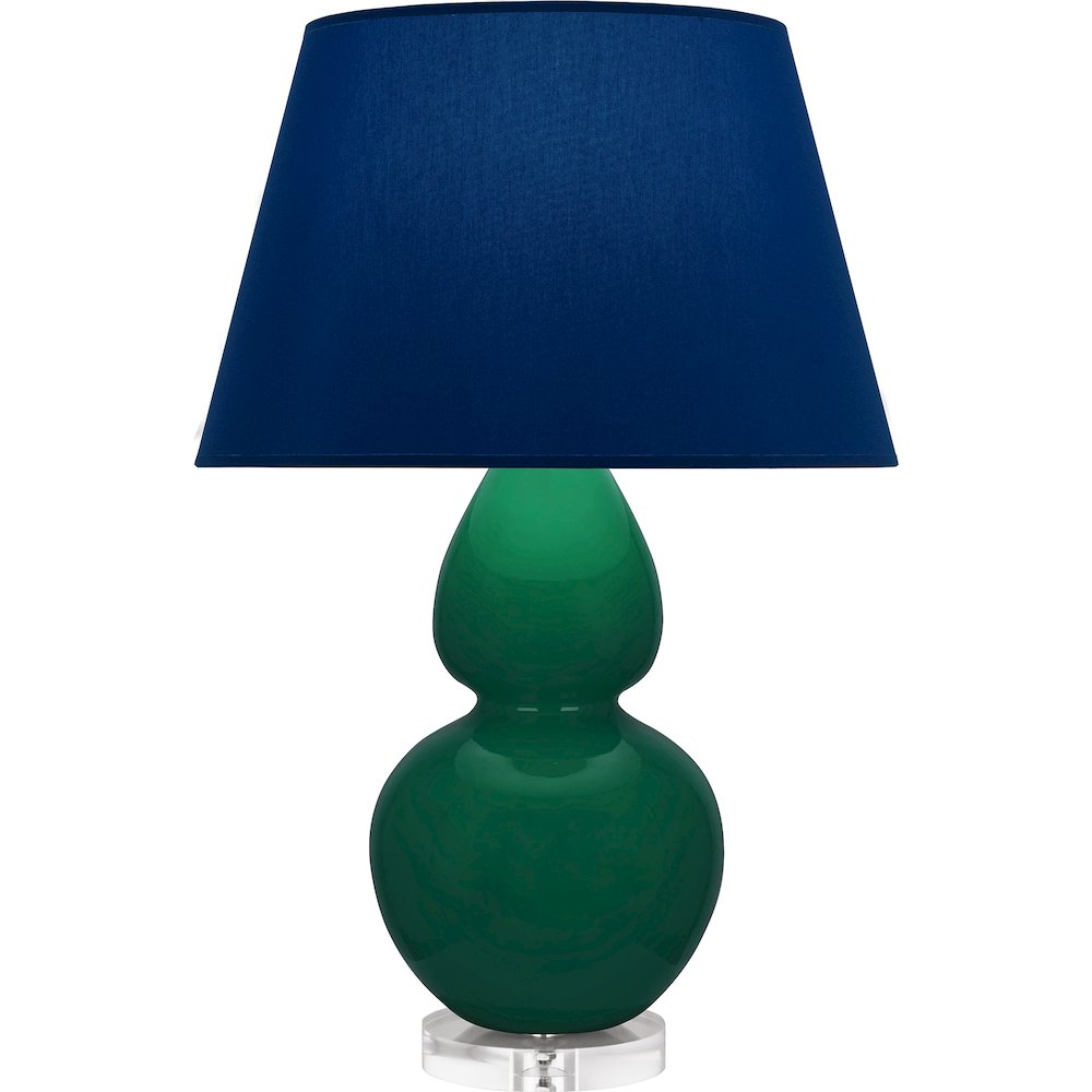 Jungle Double Gourd Table Lamp in Jungle Glazed Ceramic Color