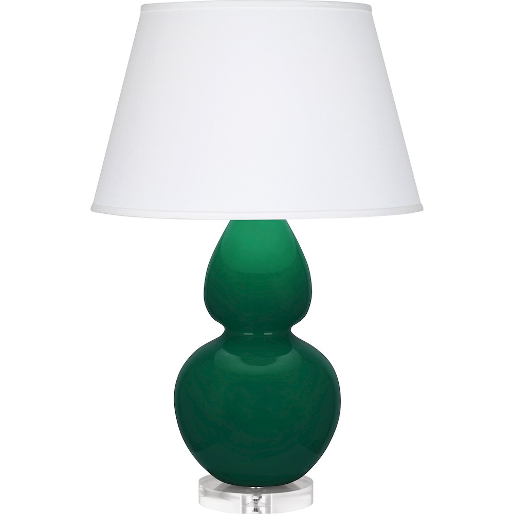 Jungle Double Gourd Table Lamp in Jungle Glazed Ceramic Color