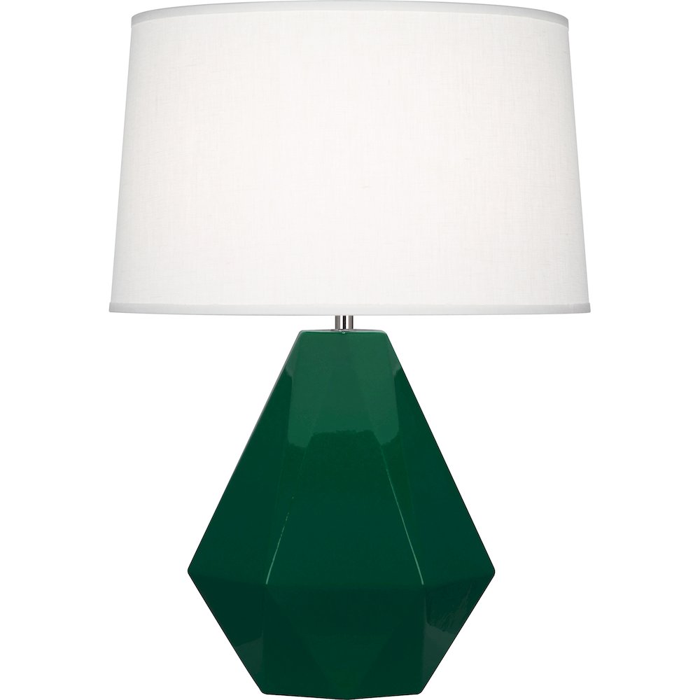Jungle Delta Table Lamp in Jungle Glazed Ceramic Color