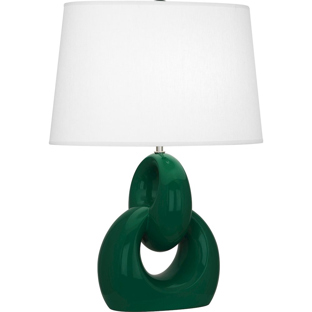 Jungle Fusion Table Lamp in Jungle Glazed Ceramic Color