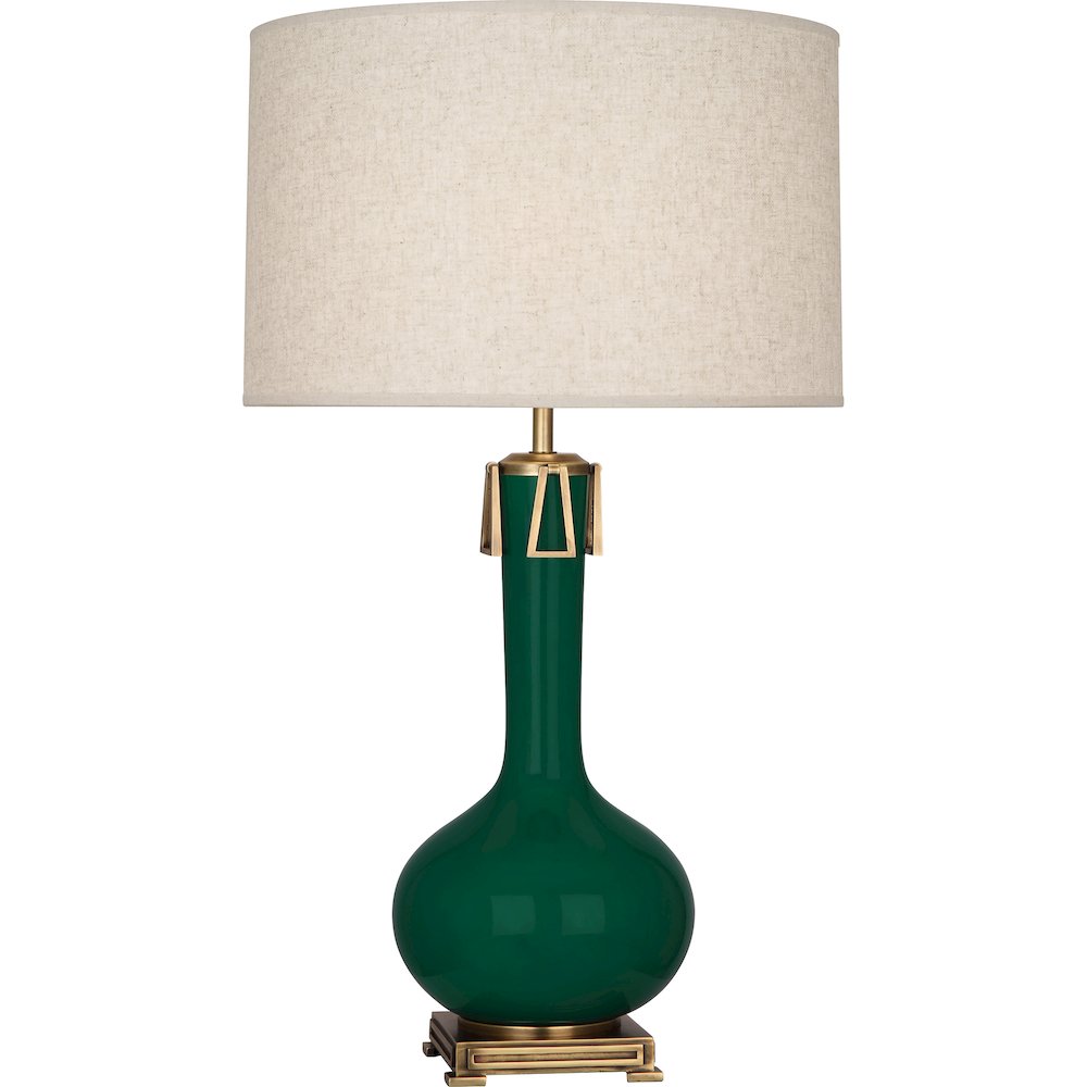 Jungle Athena Table Lamp in Jungle Glazed Ceramic Color