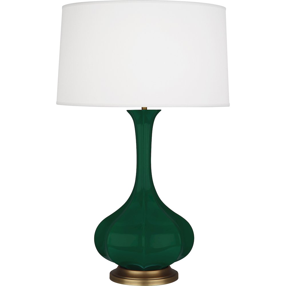 Jungle Pike Table Lamp in Jungle Glazed Ceramic Color