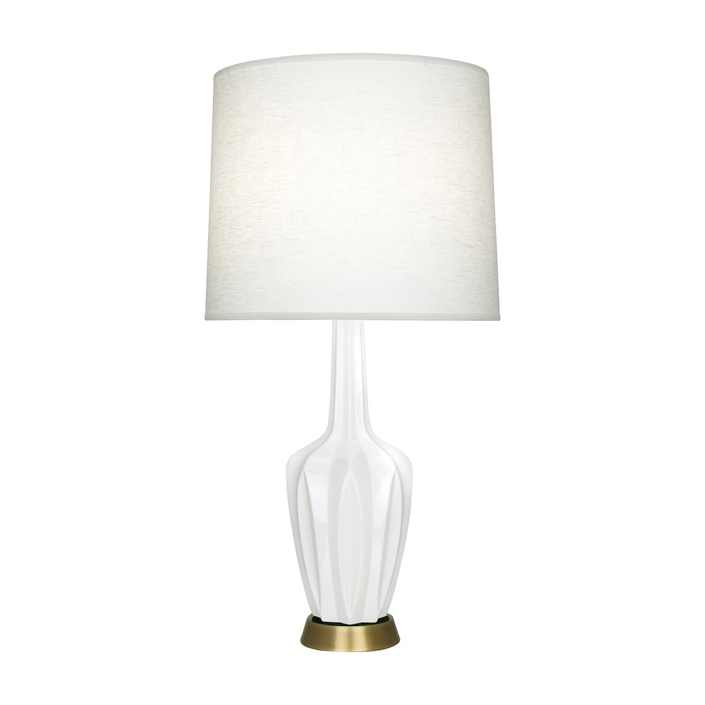 Lily Emma Accent Lamp in Lily Glazed Ceramic Color