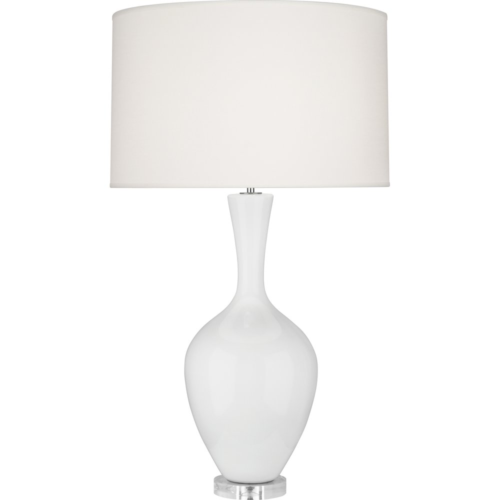 Lily Audrey Table Lamp in Lily Glazed Ceramic Color