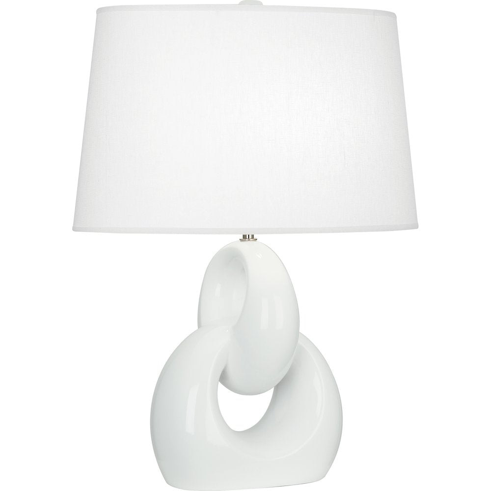 Lily Fusion Table Lamp in Lily Glazed Ceramic Color