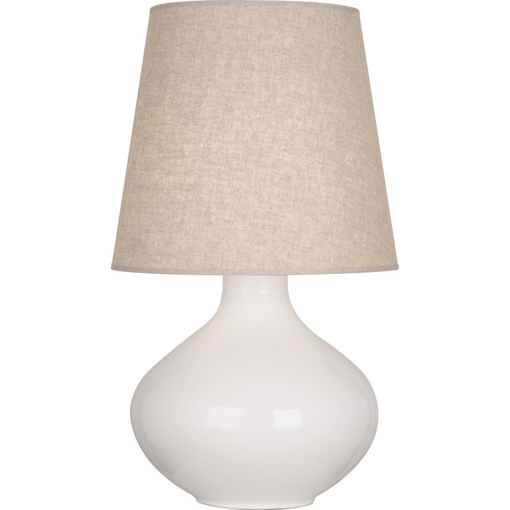 Lily June Table Lamp in Lily Glazed Ceramic Color