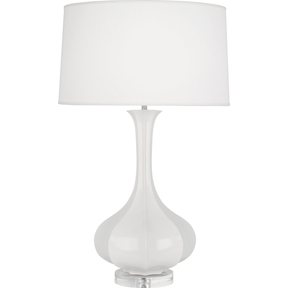 Lily Pike Table Lamp in Lily Glazed Ceramic Color