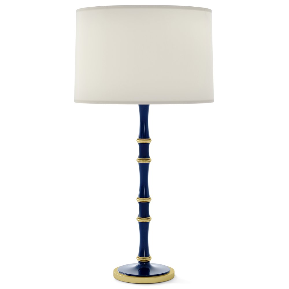 Kane Table Lamp in Midnight Blue And Matte Midnight Blue Color
