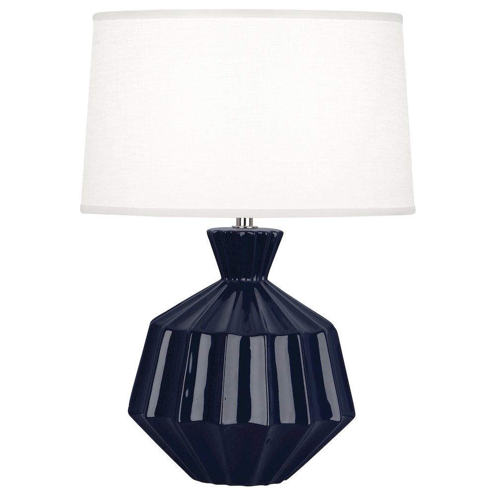 Midnight Orion Accent Lamp in Midnight Blue Glazed Ceramic Color