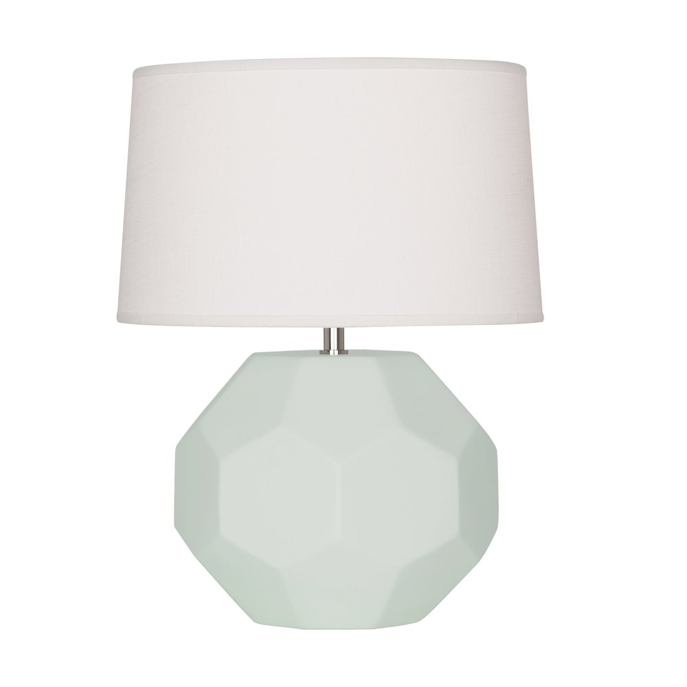 Matte Celadon Franklin Accent Lamp in Matte Celadon Glazed Ceramic Color