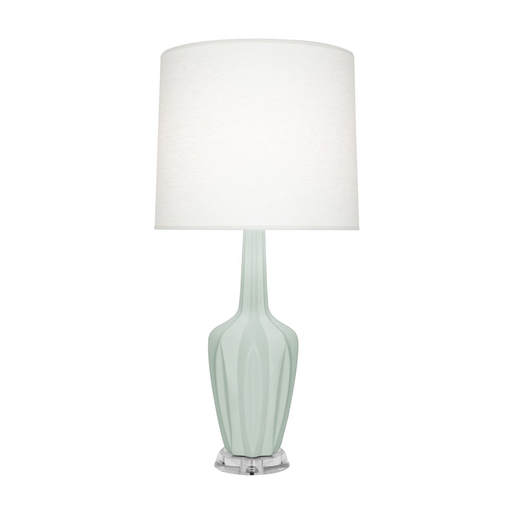 Matte Celadon Emma Accent Lamp in Matte Celadon Glazed Ceramic Color