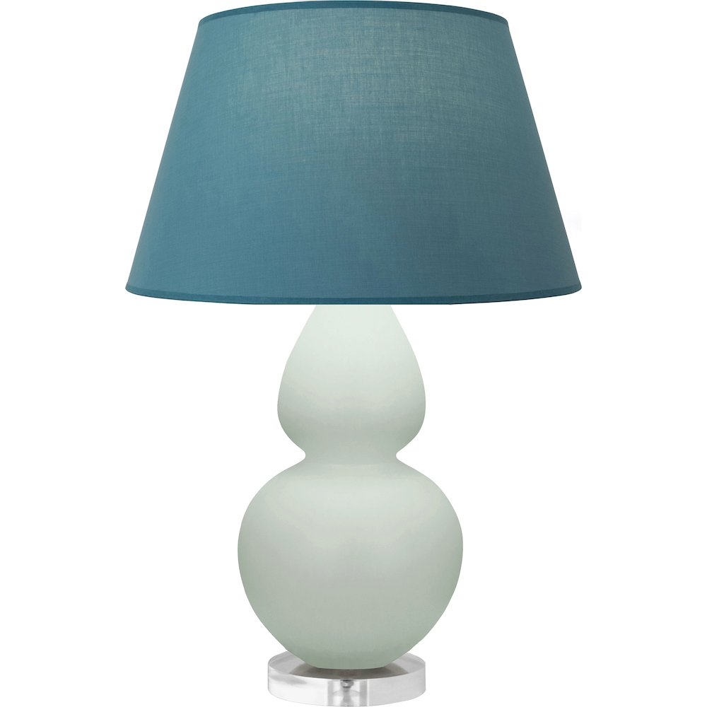 Matte Celadon Double Gourd Table Lamp in Matte Celadon Glazed Ceramic Color