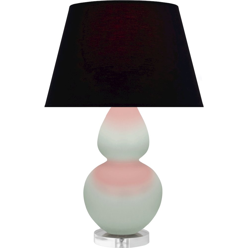 Matte Celadon Double Gourd Table Lamp in Matte Celadon Glazed Ceramic Color
